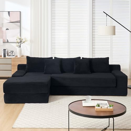 GNIXUU 104" L Shaped Sectional Couch with Pull Out Bed for Living Room Sleepers
| GNIXUU Comfy 104" L Shaped Sectional